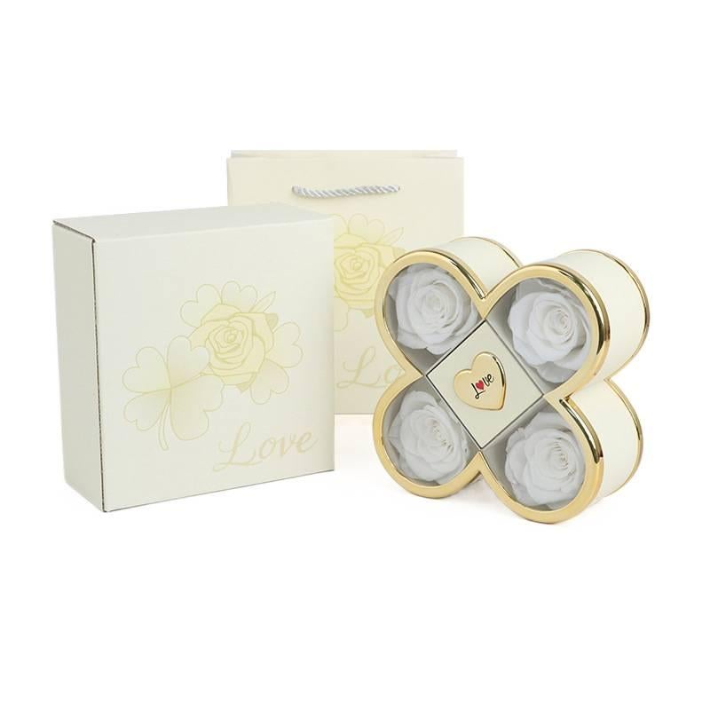 Jewelry Box Large Capacity for Rings and Necklaces Off White for Work and School - Image 1