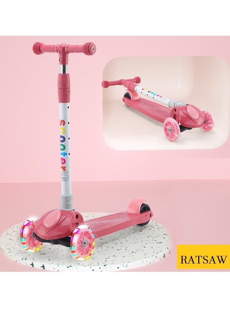 RATSAW 3 Wheel Foldable Scooter With Adjustable Handle Portable Indoor Outdoor High Quality Balance Scooter - Image 1