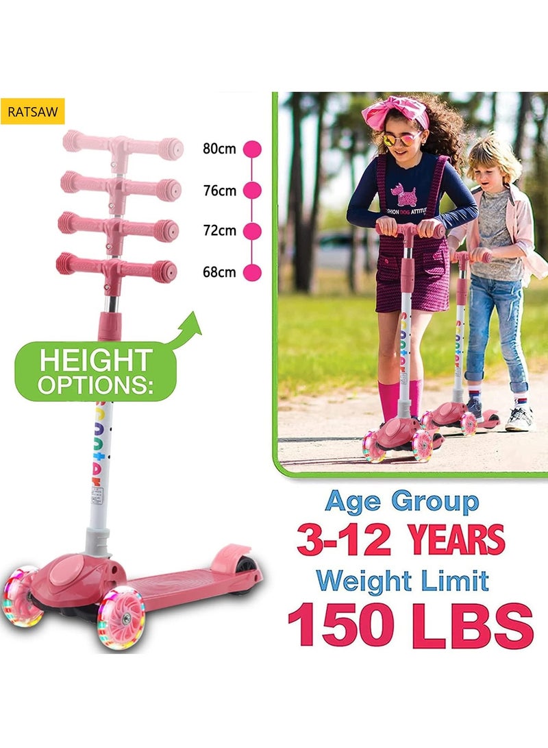 RATSAW 3 Wheel Foldable Scooter With Adjustable Handle Portable Indoor Outdoor High Quality Balance Scooter - Image 2