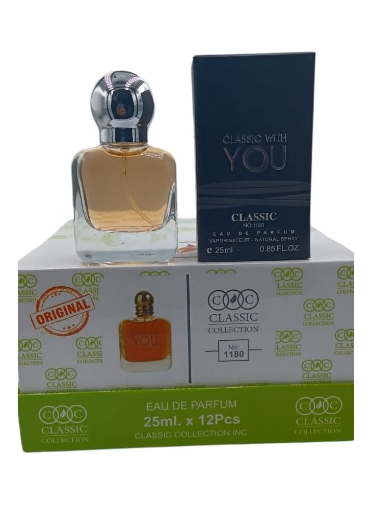 كلاسيك كولكشن عطر كلاسيك وذ يو 25 مل 12 حبة
