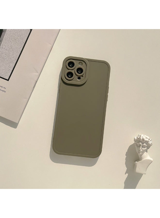 NIBEMINENT Matte Finish Solid Color Protective TPU Case Cover For iPhone 16 Pro, Marl