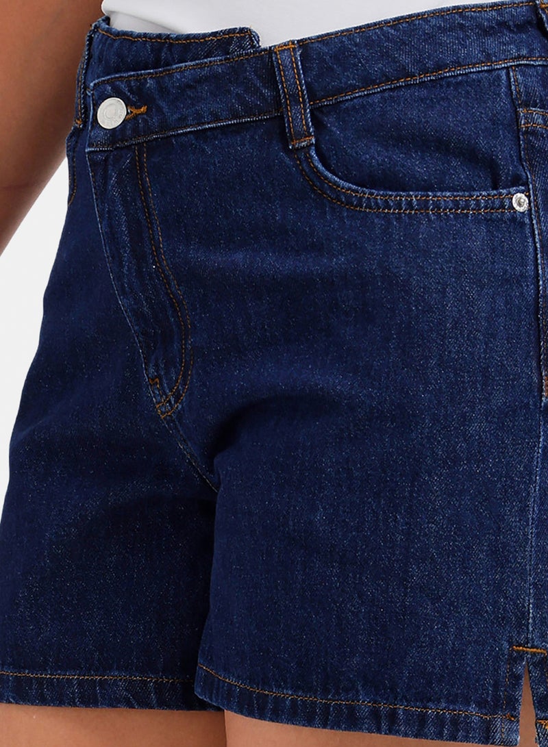Carina Mini Denim Beach Shorts - Image 5