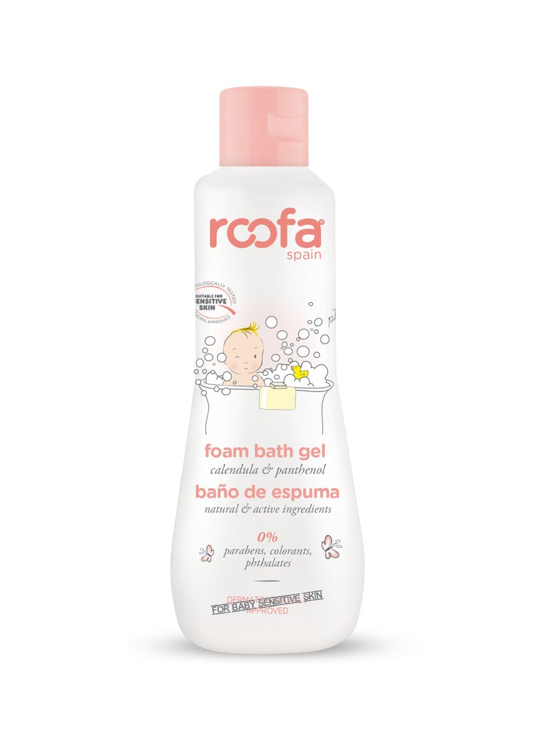 Roofa Spain Foam Baby Bath Gel with Calendula & Panthenol 300ml  - Image 2
