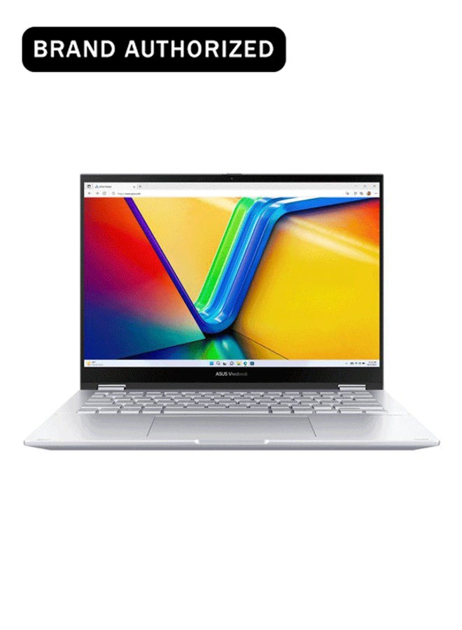 Vivobook S 14 Flip Intel Core i5-1335U Processor, 8 GB RAM, 512 GB SSD, 14" Touch Display, Windows 11 Home, Silver, 1 Year Warranty | TP3402VA-LZ255W Silver
