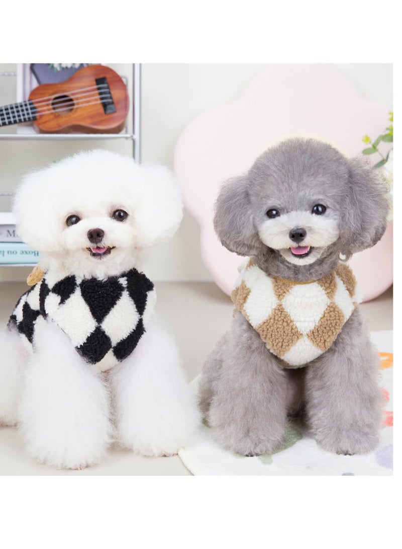 Excefore Cute Dog Coat For Winter Super Soft Dog Winter Warm Coat Pet Sweatshirt Jacket for Cold Wheather for Small Medium Dog Cat Clothes Apparel (M) - Image 5