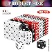 Poen 150 Pcs Dice Set 16mm Standard Game Dice Bulk Black White Red Acrylic Casino 6 Sided for Casino Night Party Decor Craps Board and Tabletop Games - Image 4