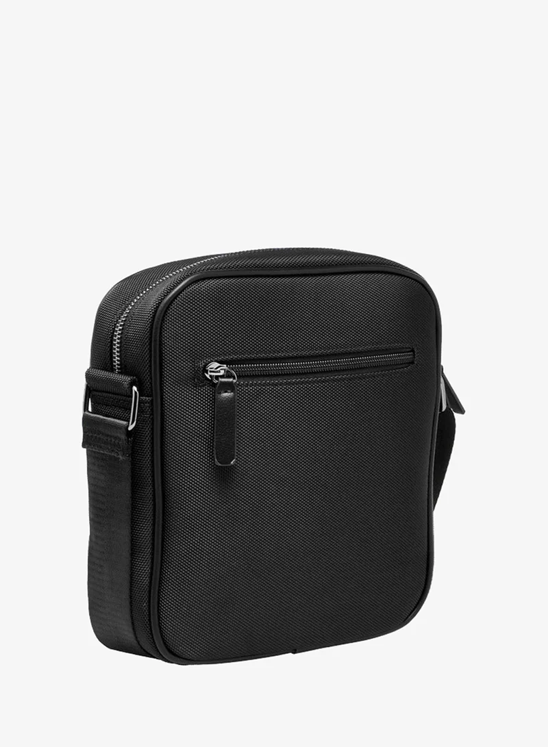 Duchini BLACK Men Textured Crossbody Bag for Men | Best Price UAE
