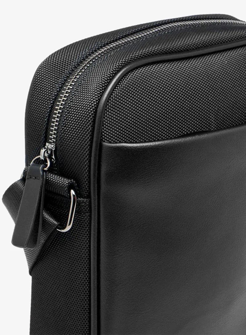 Duchini BLACK Men Textured Crossbody Bag for Men | Best Price UAE