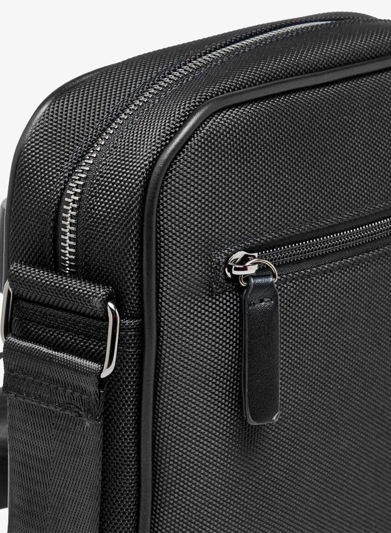 Duchini BLACK Men Textured Crossbody Bag for Men | Best Price UAE