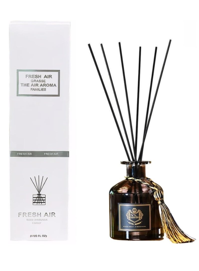 SKY-TOUCH 120ml Reed Diffuser Set Shangri-La Blended Fragrance Diffuser Air Fresheners Aromatherapy Diffusers for Home Bedroom Bathroom Office Decor  - Image 1
