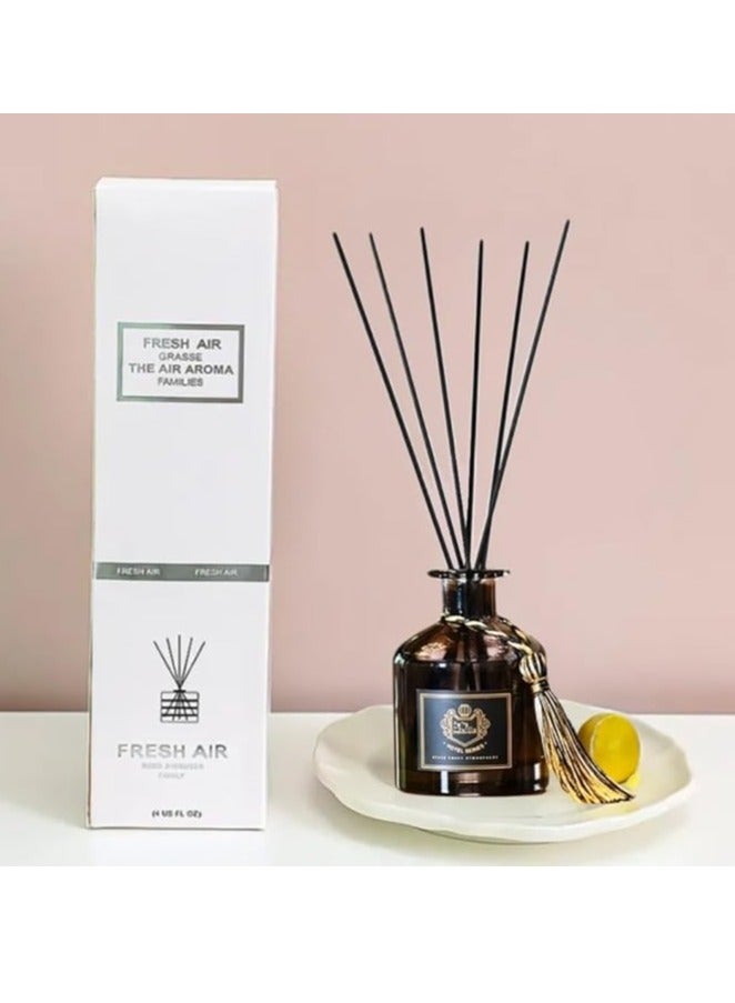 SKY-TOUCH 120ml Reed Diffuser Set Shangri-La Blended Fragrance Diffuser Air Fresheners Aromatherapy Diffusers for Home Bedroom Bathroom Office Decor  - Image 2