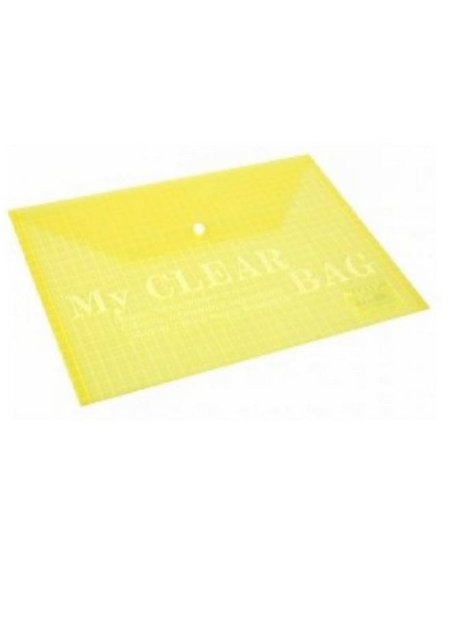 My Clear Bag Yellow 12 Pieces A4