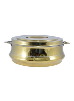 Homemaker Riyadh Hotpot 7500ml Capacity - Unique Locking Lid - High Quality Stainless Steel - Gold & Silver Line  - Image 3
