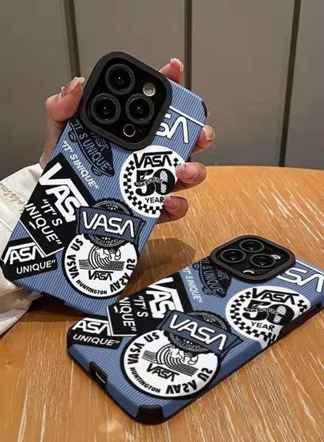 VR CREATIVE Protective Case Cover For Apple iPhone 14 Pro Max Unique Vasa Design Blue - Image 4