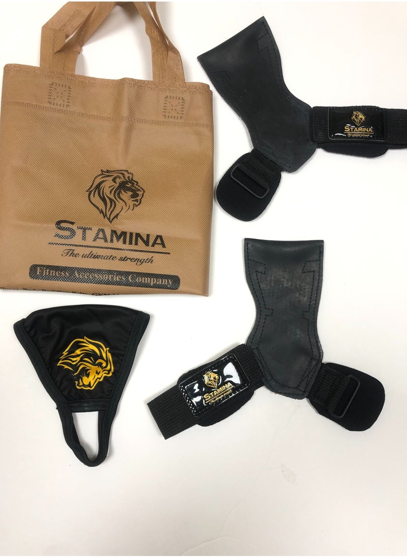Stamina Heavy Weight Lifting Grippers -Stamina the Ultimate Strength-Black Color-Adjustable Velcro strip  - Image 5