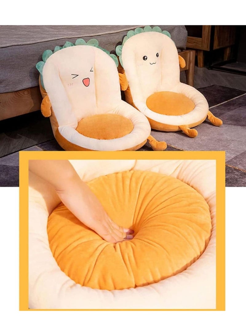 DubaiGallery Chair cushions cute bread shape plush seat stuffed soft bread home chair tatami floor animal bread seat gift - Image 4