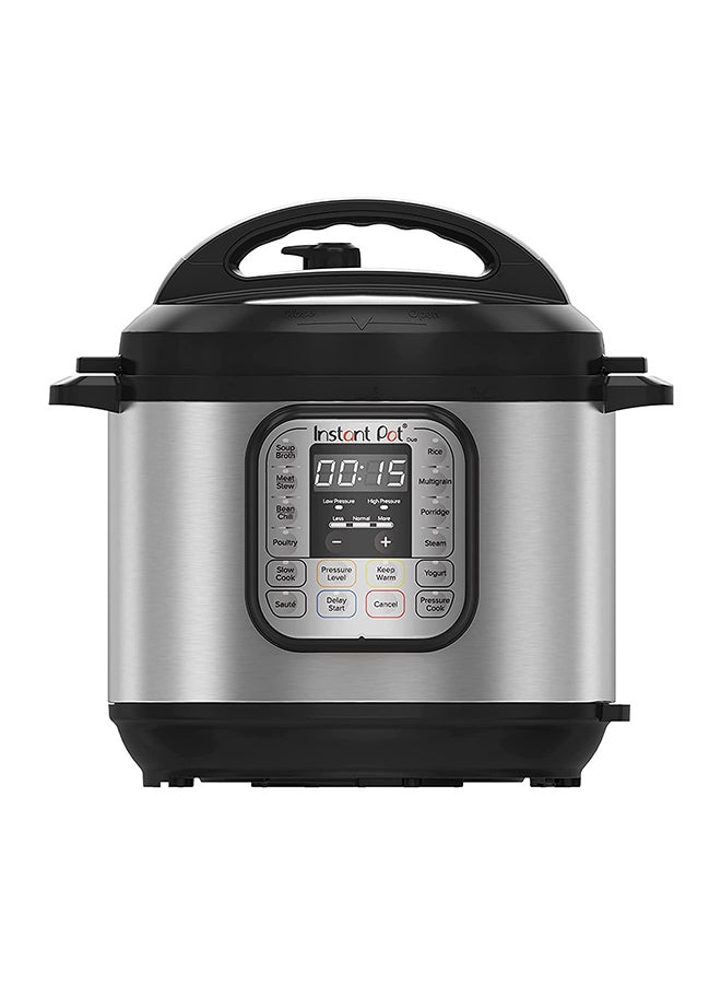 DUO 6, (6-Quart), 7-In-1 Multi-Use Electric Programmable Pressure Cooker, Multicooker, 13 Smart Programs, Stainless Steel Inner Pot And Advanced Safety Protection 5.7 L 1000 W INP-112-0027-01 Black & Stainless steel