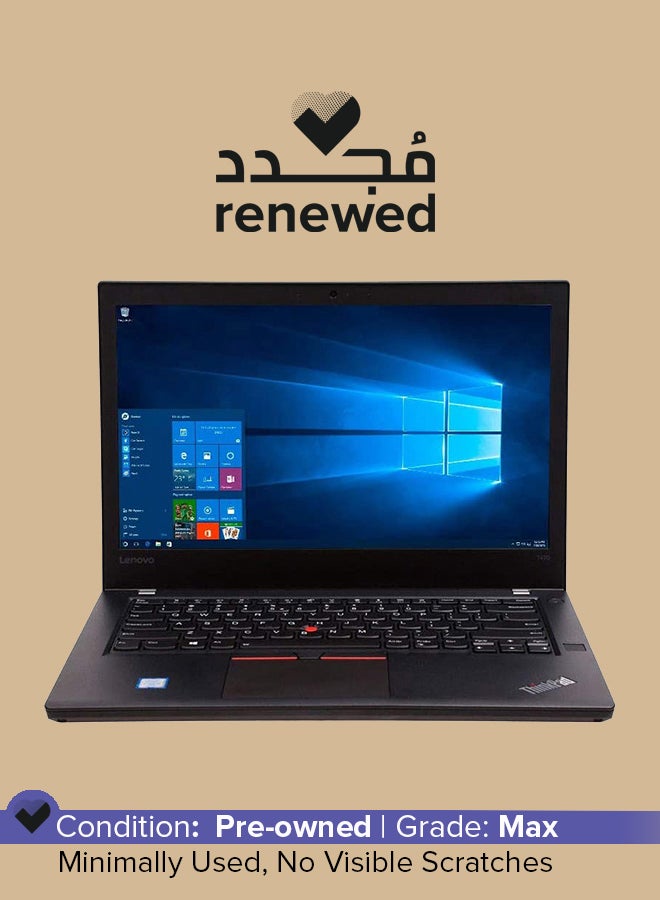 Renewed - ThinkPad T470 Laptop With 14-Inch Display, Intel Corei5 Processor/6th Gen/8GB RAM/256GB SSD/Intel HD Graphics English Black