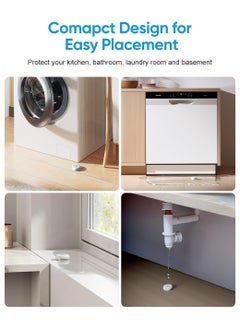 SYOSI Water Leak Sensor, Water Sensor, Wireless Water Leak Detector with App Notifications, Flood Detection for Smart Home, Water Alarm for Kitchen Bathroom Basement, Requires Zigbee Gateway/Hub  - Image 3
