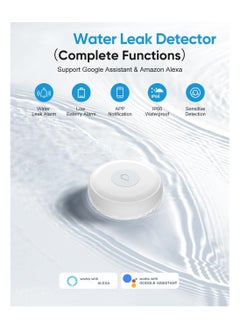 SYOSI Water Leak Sensor, Water Sensor, Wireless Water Leak Detector with App Notifications, Flood Detection for Smart Home, Water Alarm for Kitchen Bathroom Basement, Requires Zigbee Gateway/Hub  - Image 2