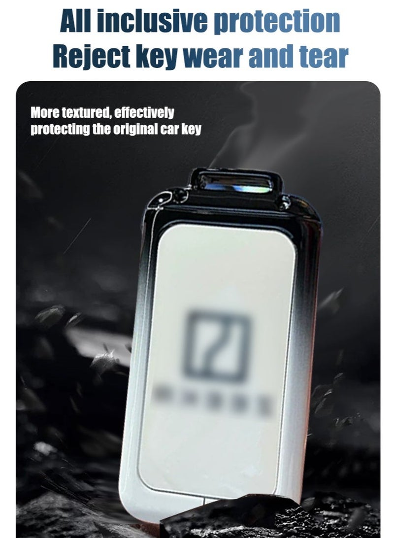 غطاء حماية مفتاح السيارة Zeekr ، مناسب لحماية مفتاح السيارة Zeekr 9X الجديدة لعام 2025 ، ومكافحة السقوط ، ومقاومة للارتداء ، ومثالية لجميع الأشياء الشاملة ، ومطابقة دقيقة - Image 3