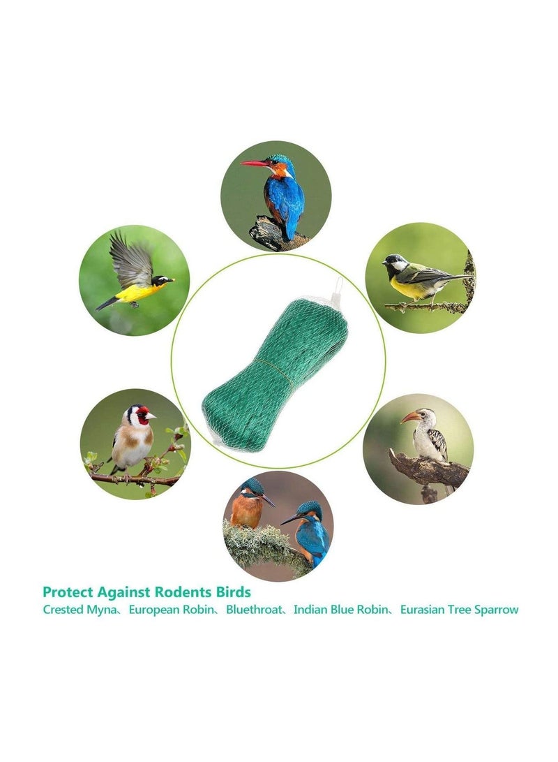 Garden Reusable Anti Bird Protection Mesh Netting Protect Seedlings Plants Flowers Fruit Green 4 x 10M