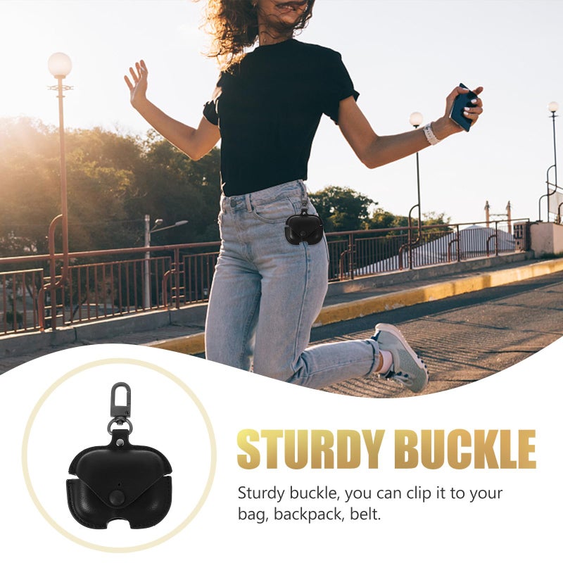 Creative PU Leather Earphone Case Protector Cover For Secure Storage Comfortable Touch - Image 3