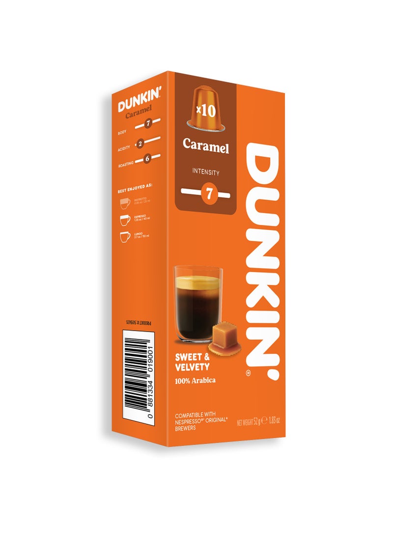 Dunkin Donuts Caramel 10 Capsules - Image 2