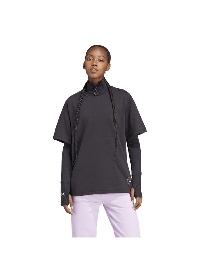 Adidas Asmc Logo Tee Black Training T-Shirts For Women 2XS - Image 3