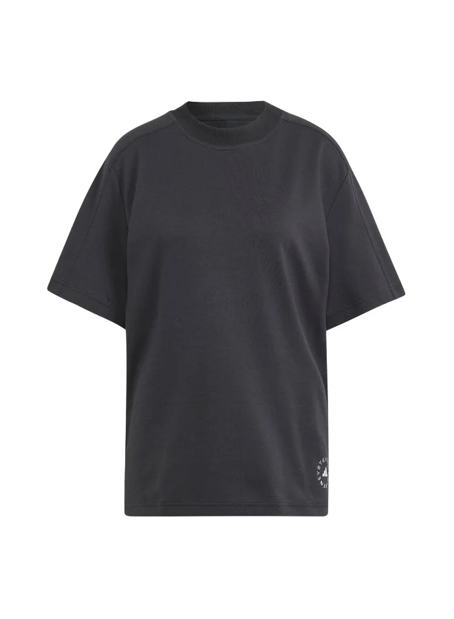 Adidas Adidas Asmc Logo Tee Black Training T-Shirts For Women 2XS