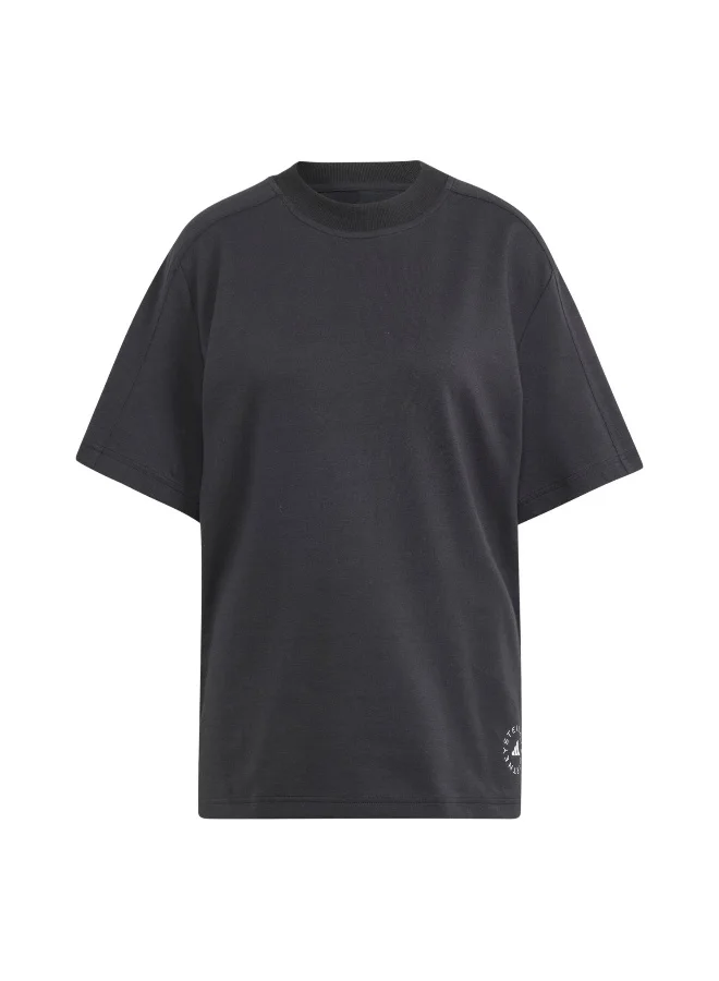Adidas Adidas Asmc Logo Tee Black Training T-Shirts For Women 2XS
