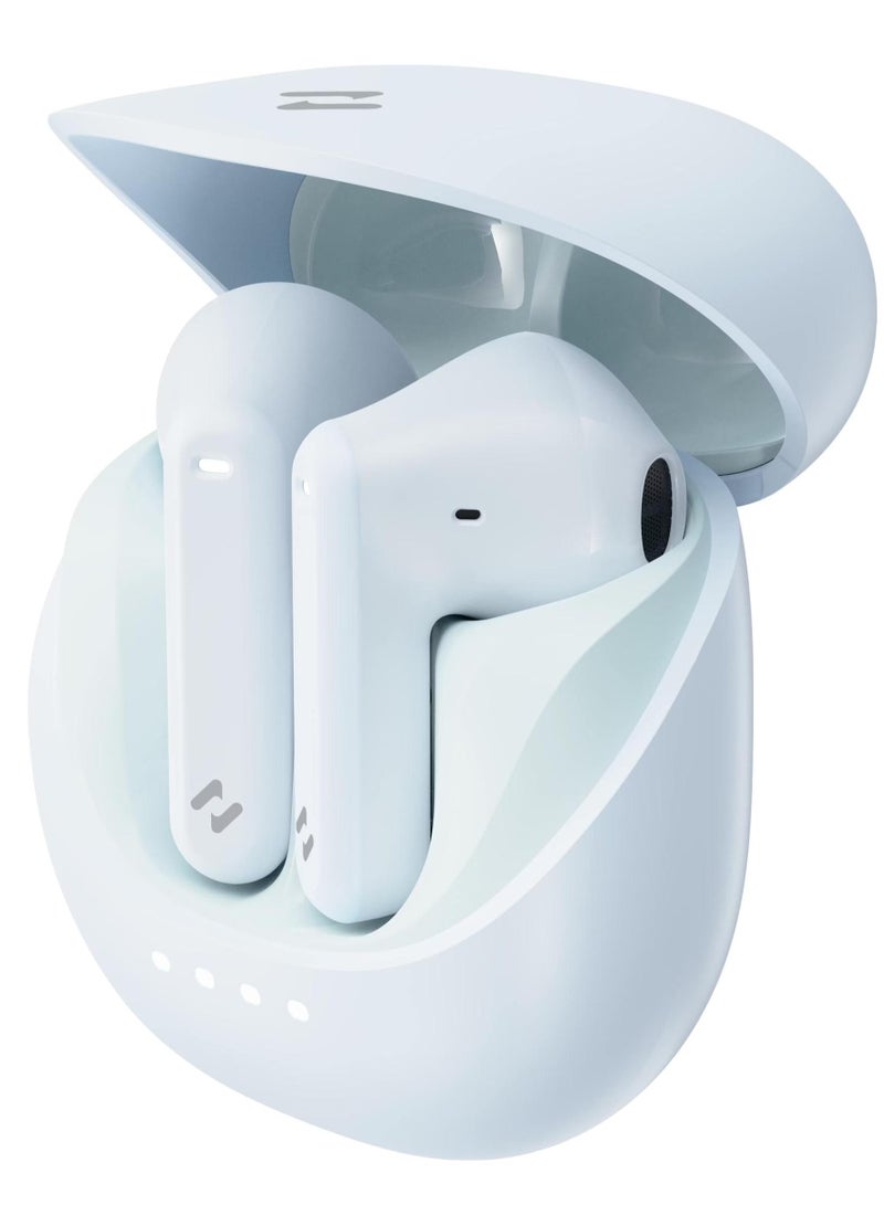 havit TWS Bluetooth 5.4 Mini Wireless Earbuds, True Wireless Stereo (TWS), Smart Touch Control, 2 Mics with ENC Noise Cancellation, Lightweight and Comfortable, Type-C Fast Charging, Sports and Travel Earphones Compatible with iPhone, Samsung, Huawei, Xiaomi, Android and iOS (White/Blue) - Image 5