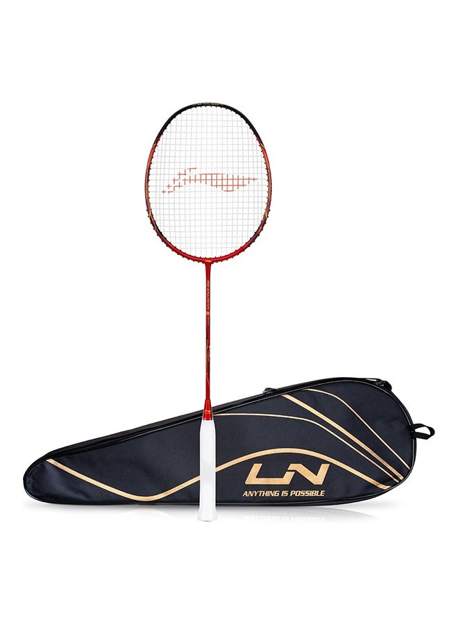 Li-Ning 3D Calibar X Boost Badminton Racket - Red/Black (Strung) - Image 1