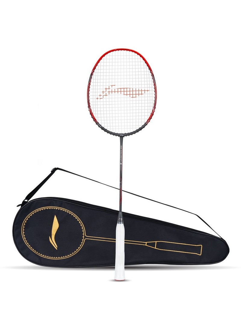 Li-Ning 3D Calibar X Boost Badminton Racket - Red/Black (Strung) - Image 2