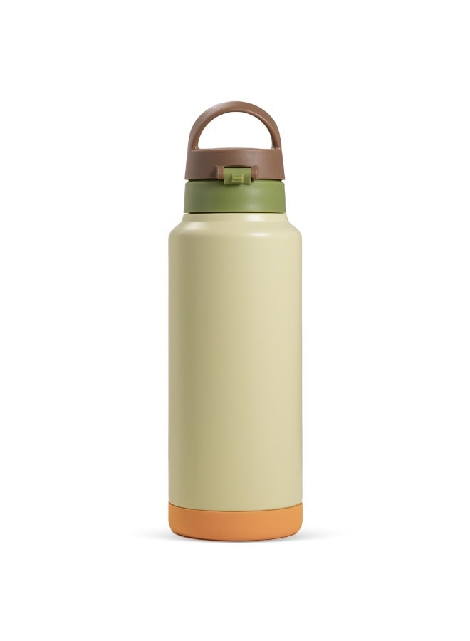 HYDROBREW زجاجة ماء هيدروبرو المعزولة بالفراغ ريفريش، 950 مل، أخضر - Image 4