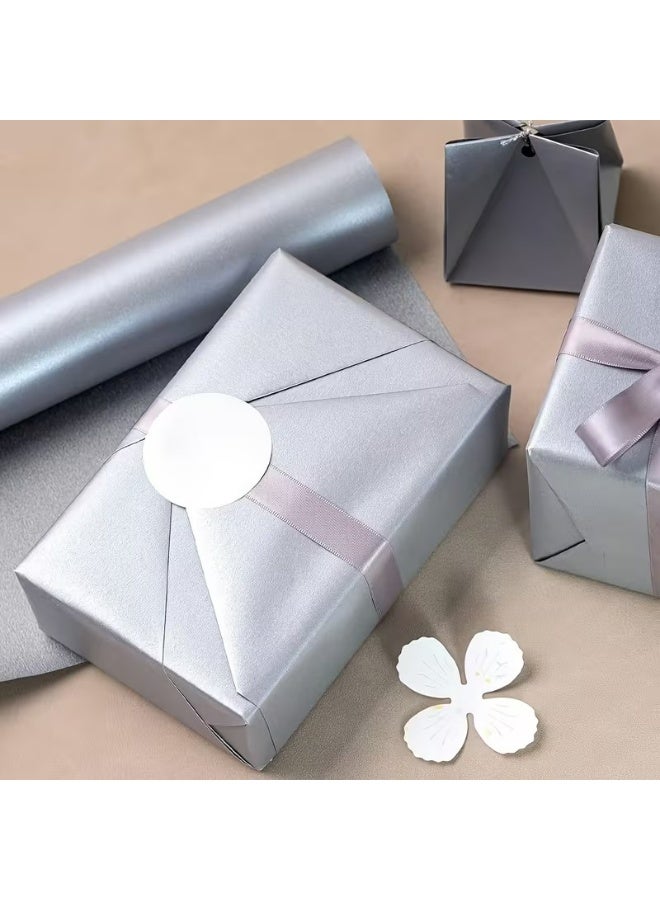 Kandid 300M Roll Matte Silver Wrapping Paper 43x300cm – Gift Wrap for Weddings, Birthdays & Christmas (Matte Silver) - Image 3
