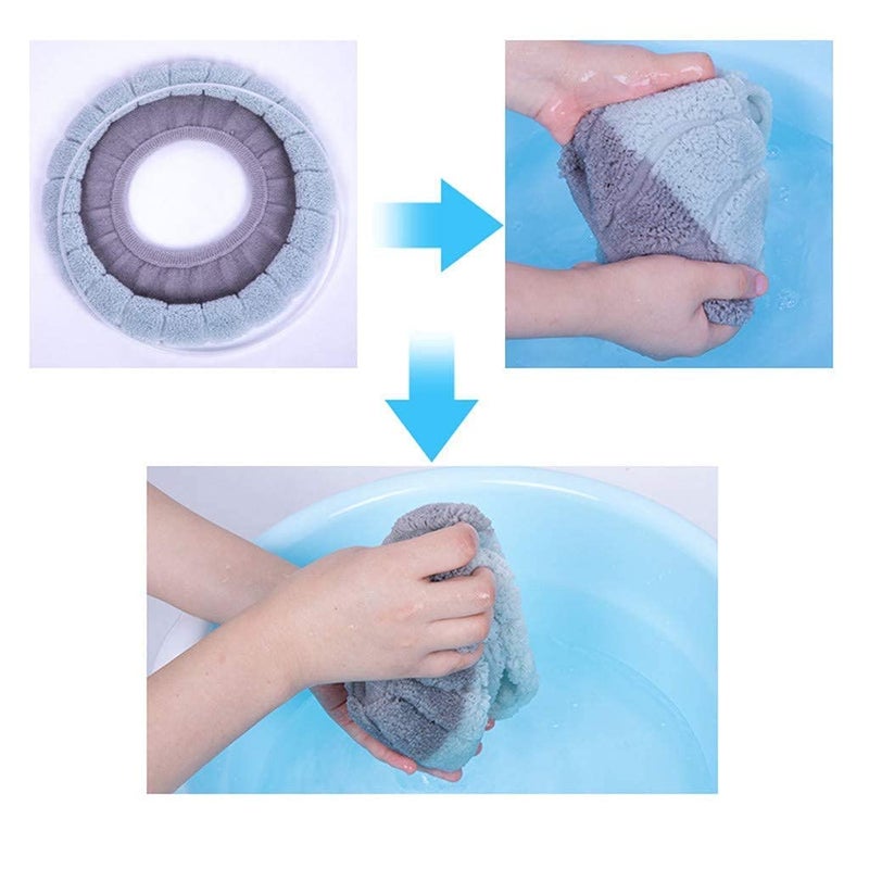 Laxit Western Toilet Seat Cover Soft And Warm Washable Bathroom Toilet Seat Cushion Mat Toilet Seat Lid Cover Pad for Winter Reusable Washable seat cover for washroom Multicolor 1 - Image 4
