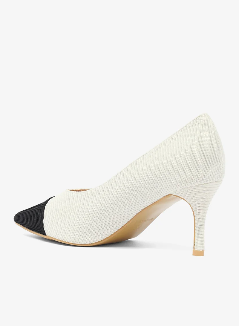 ELLA Pointed Toe Pumps With Mid Heel