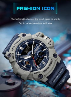 Sanda SANDA Top Dual Display Men Watches Waterproof Sports Watch Military Man Alarm Stopwatch Quartz Wristwatch Male Digital Clock  - Image 3