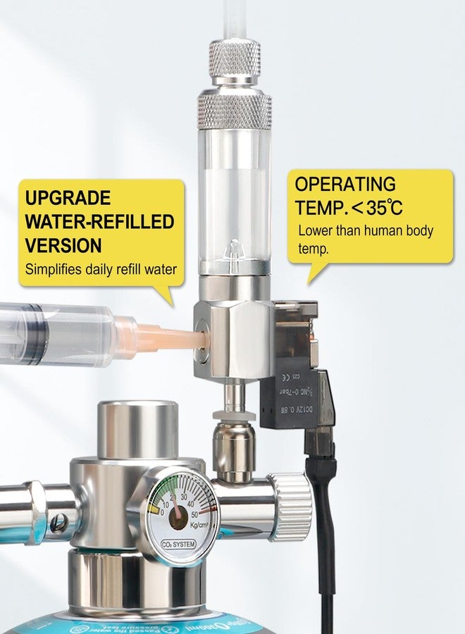 Clscea 2.4 L Aquarium CO2 System Generator Carbon Dioxide Reactor Kit with Solenoid Valve, G600 - Image 2