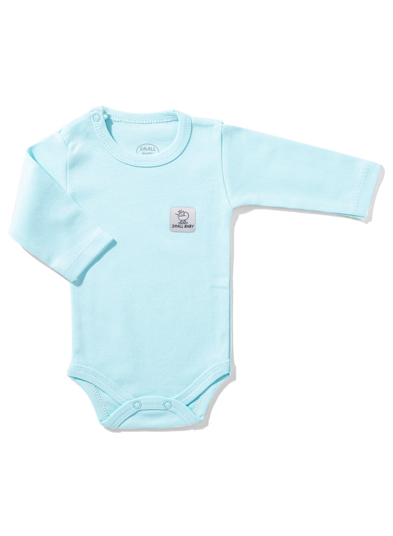 Small Baby Pack of 3 Long Sleeve Baby Bodysuits 100%Cotton - Image 2