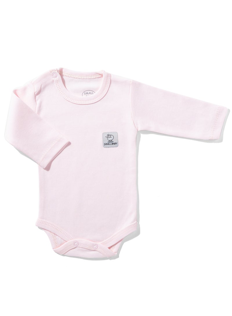 Small Baby Pack of 3 Long Sleeve Baby Bodysuits 100%Cotton - Image 3