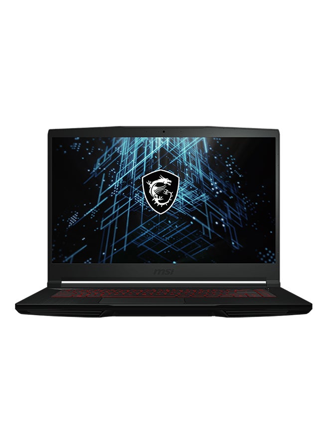 MSI GF63 THIN 11UC With 15.6-Inch FHD Display, Intel Core i5-11400H Processor / 8GB RAM / 512GB SSD / 4GB NVIDIA GeForce RTX 3050 MAX-Q Graphics / Win 11 Home / English/Arabic Black  - Image 1