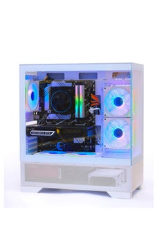 Egeira Gaming Pc with Intel Core i5-12400F Processor, H610 Motherboard, DDR4 16GB RAM, 1 TB SSD, NVIDIA GeForce RTX 3050 Graphics Card, Case White, Windows 11 Pro  - Image 3