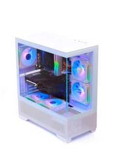 Egeira Gaming Pc with Intel Core i5-12400F Processor, H610 Motherboard, DDR4 16GB RAM, 1 TB SSD, NVIDIA GeForce RTX 3050 Graphics Card, Case White, Windows 11 Pro  - Image 1