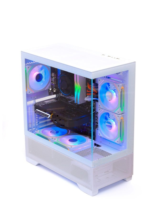 Egeira - Gaming Pc with Intel Core i5-12400F Processor, H610 Motherboard, DDR4 16GB RAM, 1 TB SSD, NVIDIA GeForce RTX 3050 Graphics Card, Case White, Windows 11 Pro - Image 1