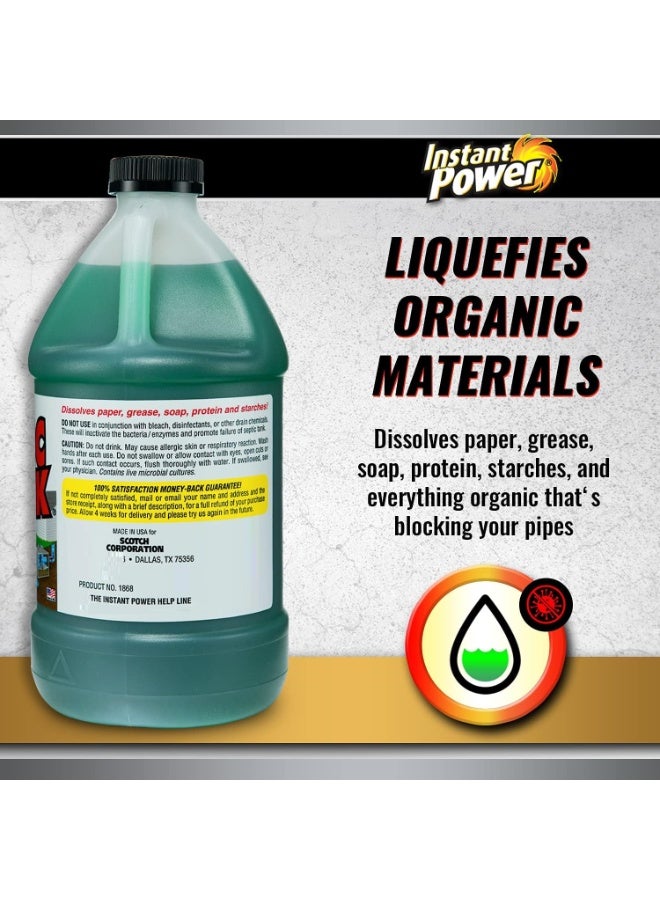 Instant Power Septic Shock Septic Tank Treatment Drain Cleaner Liquid Clog Remover For Septic System 2 L - Image 4