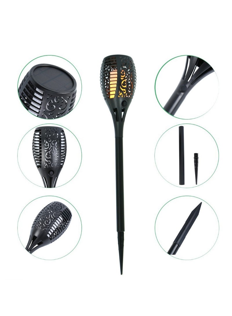 SISGL Upgraded 12Pack Torches, Solar Lights Outdoor, 12LED Solar Torch Lights With Dancing Flickering Flames, Waterproof Landscape Decoration Flame Lights For Garden Pathway Yard-Auto On/Off - Image 5