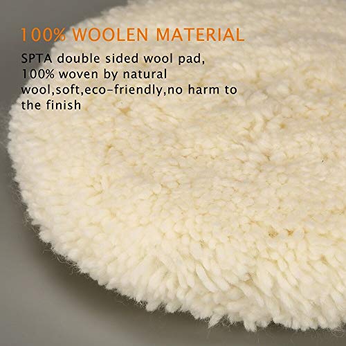 MLD 7 Inch 180mm Soft Wool Clean Polishing Buffing Bonnet Pad for Car,Bike Etc - Image 4