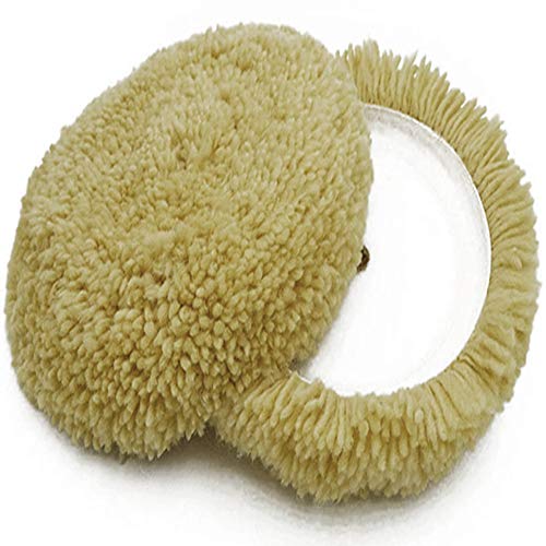 MLD 7 Inch 180mm Soft Wool Clean Polishing Buffing Bonnet Pad for Car,Bike Etc - Image 1